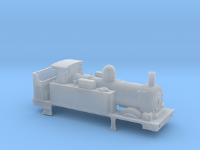 GWR 517 Body - Open Cab Round Firebox in Clear Ultra Fine Detail Plastic