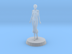 Girl - Standing in Clear Ultra Fine Detail Plastic