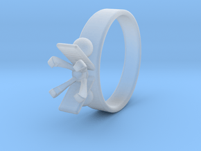 Ø16 mm Diamond Ring Ø5.9 Mm Fit in Clear Ultra Fine Detail Plastic