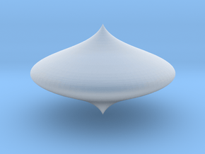 Bell shape scopperil in Clear Ultra Fine Detail Plastic