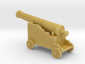 Miniature 1:48 Pirate Cannon in Tan Fine Detail Plastic