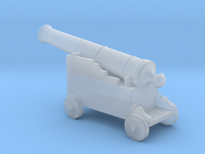 Miniature 1:48 Pirate Cannon in Clear Ultra Fine Detail Plastic