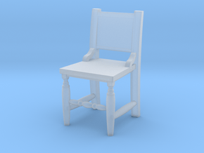Miniature 1:48 Congressional Chair in Clear Ultra Fine Detail Plastic