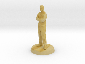 Male - Arms Crossed in Tan Fine Detail Plastic