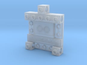 CustomMaker BrickeyChain in Clear Ultra Fine Detail Plastic