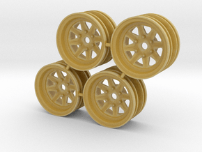 Rim Wagon Wheel Stock offset - Losi McRC/Trekker in Tan Fine Detail Plastic
