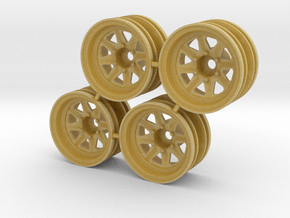 Rim Wagon Wheel 1/8" offset - Losi McRC/Trekker in Tan Fine Detail Plastic