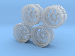 Rim Wagon Wheel 1/8" offset - Losi McRC/Trekker in Clear Ultra Fine Detail Plastic