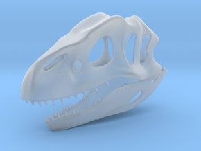 Dino Skull  in Clear Ultra Fine Detail Plastic