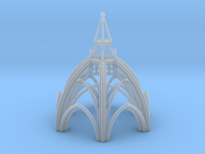 Gothic Chapel 1 Upper in Clear Ultra Fine Detail Plastic