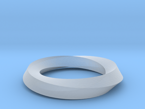 RingSwirl180 in Clear Ultra Fine Detail Plastic
