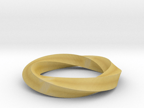 RingSwirl360 in Tan Fine Detail Plastic