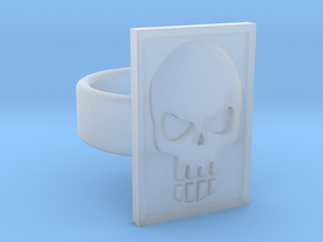 Phantom Skull Ring in Clear Ultra Fine Detail Plastic