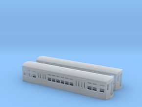 CTA 6000 Series, Late Curved Door Pair in Clear Ultra Fine Detail Plastic