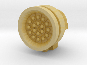 Missile Pod - Large Round in Tan Fine Detail Plastic