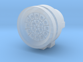 Missile Pod - Large Round in Clear Ultra Fine Detail Plastic