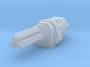 Rotary Autocannon in Clear Ultra Fine Detail Plastic