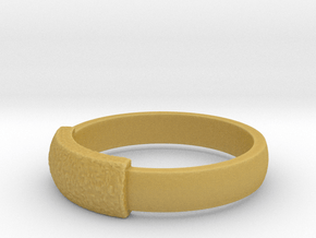 Ring Hilly in Tan Fine Detail Plastic