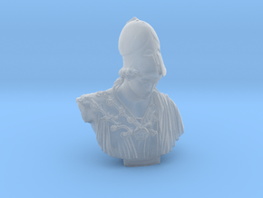 Bust of Athena of Velletri, goddess of technology in Clear Ultra Fine Detail Plastic