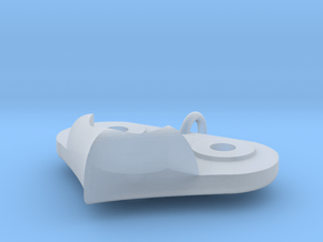 Gear Heart Pendant - Base in Clear Ultra Fine Detail Plastic
