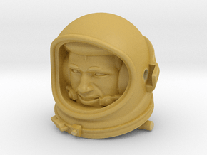 Gemini Astronaut / 1:6 / Helmet, Head Nr 2 in Tan Fine Detail Plastic