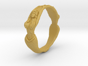 The Lady from the Sea bangle  in Tan Fine Detail Plastic