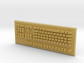 Keyboard in Tan Fine Detail Plastic