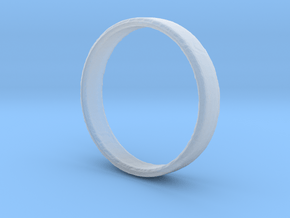 Simple Ring in Clear Ultra Fine Detail Plastic
