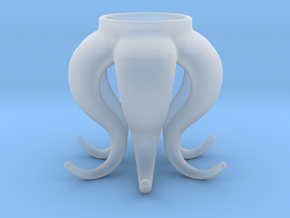 Octopus tea light in Clear Ultra Fine Detail Plastic