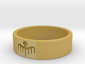 Spectre Ring - Size 11 in Tan Fine Detail Plastic