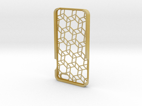 iPhone 6 Plus geometric case in Tan Fine Detail Plastic