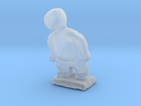 Small Man Sculpture in Clear Ultra Fine Detail Plastic