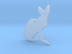 Oriental Cat with Details FINAL in Clear Ultra Fine Detail Plastic