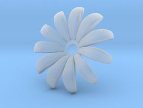 Daisy Pendant Shapeways in Clear Ultra Fine Detail Plastic