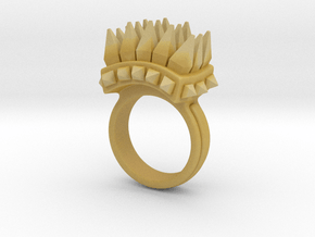 Ferocious Spiked Band (Size 8) in Tan Fine Detail Plastic