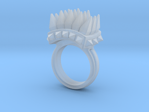 Ferocious Spiked Band (Size 8) in Clear Ultra Fine Detail Plastic