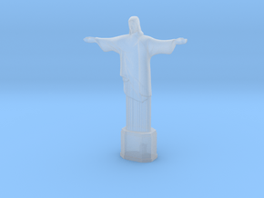 Christ the Redeemer in Clear Ultra Fine Detail Plastic