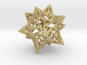 complex stellate icosahedron "Eladrin Form" in Tan Fine Detail Plastic