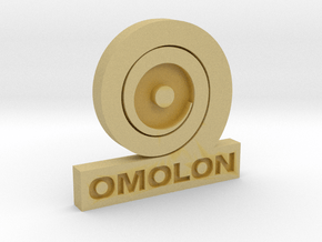 Omolon Foundry Personal Emblem in Tan Fine Detail Plastic