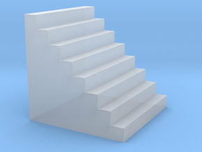 N Scale Staircase in Clear Ultra Fine Detail Plastic