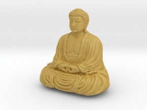The Great Buddha At Kamakura, Japan in Tan Fine Detail Plastic