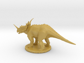 Replica Dinosaurs World Styracosaurus  in Tan Fine Detail Plastic