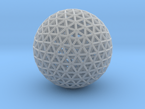 Nested Geodesic in Clear Ultra Fine Detail Plastic