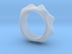 Ring 20mm in Clear Ultra Fine Detail Plastic