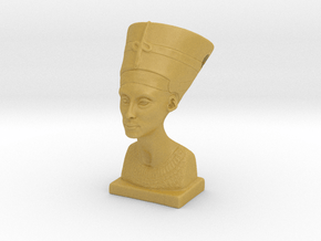 Nefertitti pendant in Tan Fine Detail Plastic