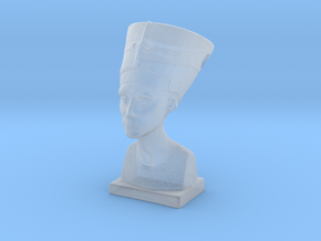 Nefertitti pendant in Clear Ultra Fine Detail Plastic