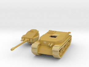 Hungarian Turan III Medium tank 1/100th 15mm in Tan Fine Detail Plastic