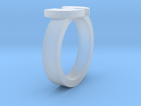 Wu Ring 17mm (Inner Diameter) in Clear Ultra Fine Detail Plastic