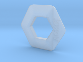 Voxel Material Sample - ALL MATERIALS in Clear Ultra Fine Detail Plastic