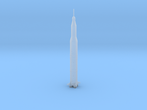 1/700 NASA Saturn 5 Rocket in Clear Ultra Fine Detail Plastic
